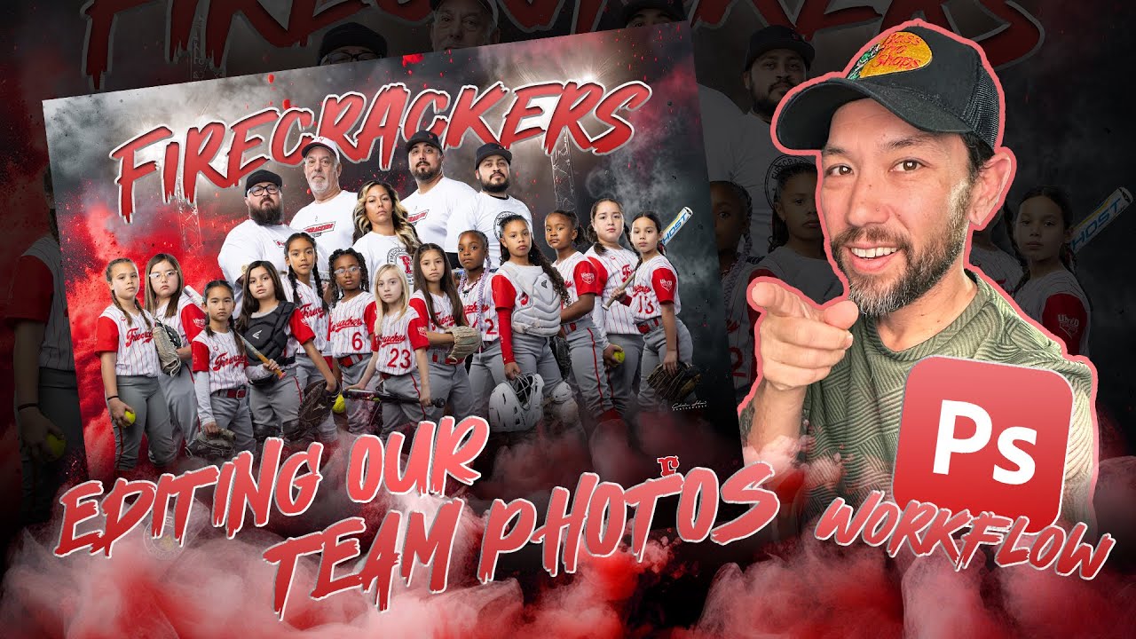 Adobe Photoshop Workflow || Editing Our Team Photos