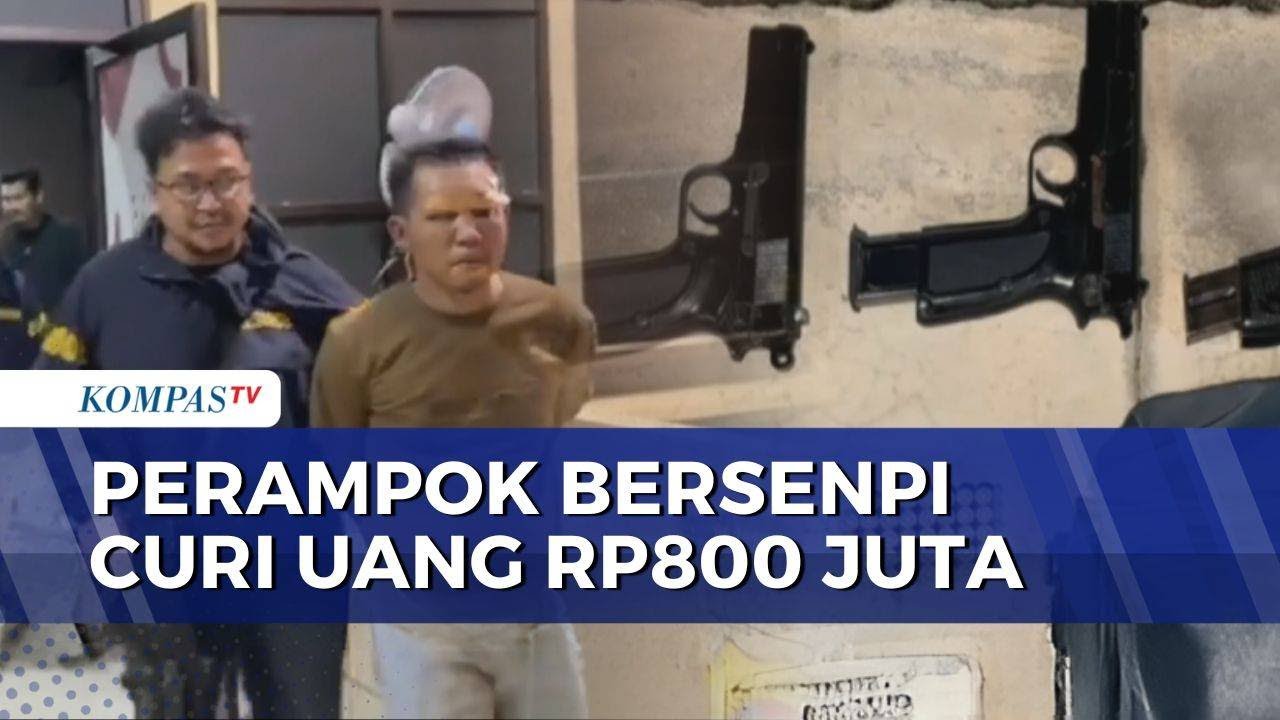 Sebulan Buron, 3 Perampok Bersenjata Api yang Gasak Uang Rp800 Juta di Lampung Ditangkap | BORGOL