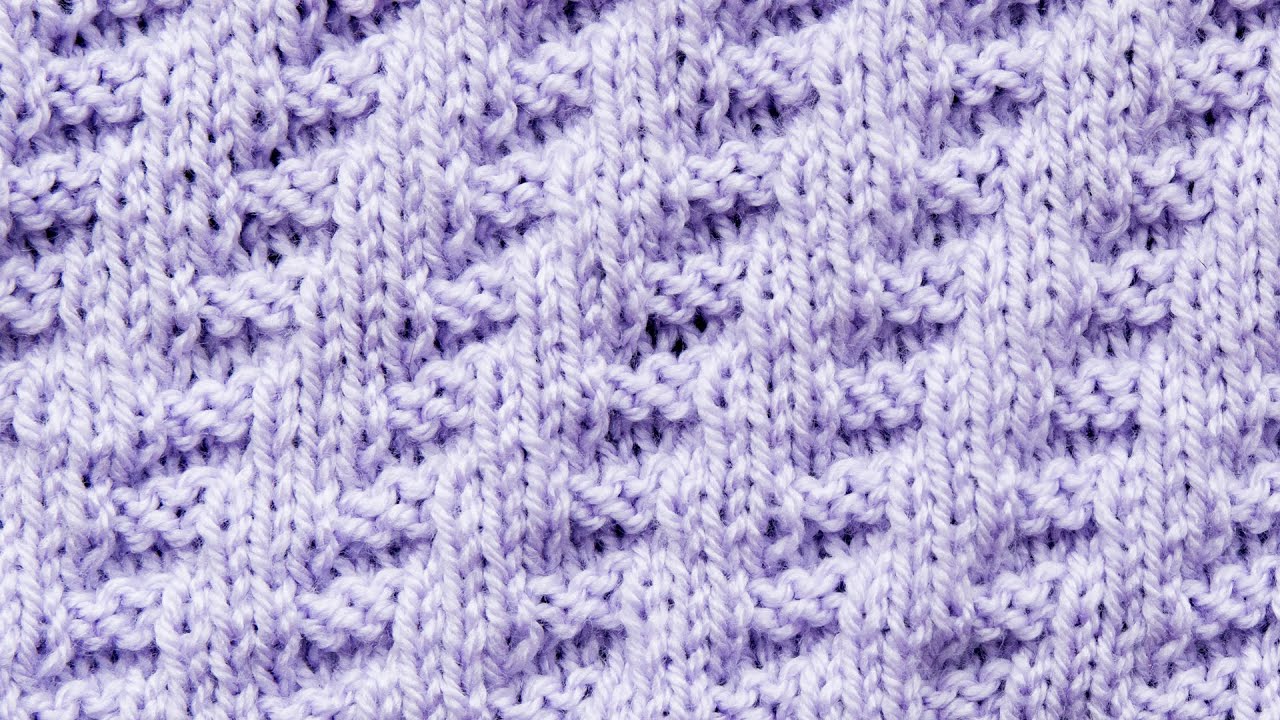 Punto Scalinatelle a maglia (davvero facilissimo e anche reversibile)