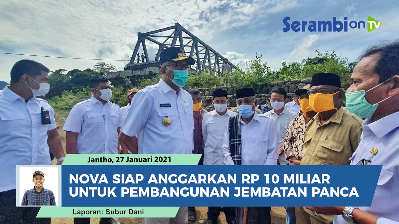 Gubernur Aceh Siap Anggarkan Rp 10 Miliar untuk Pembangunan Jembatan Panca Aceh Besar