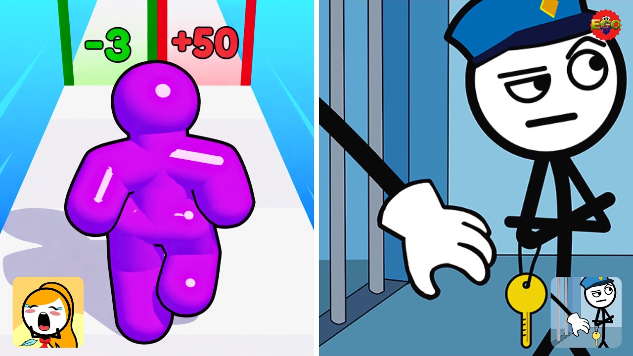 Thief puzzle vs Tall Man Run - Satisfying ASMR Gameplay | New Update 2026 (Android & iOS )