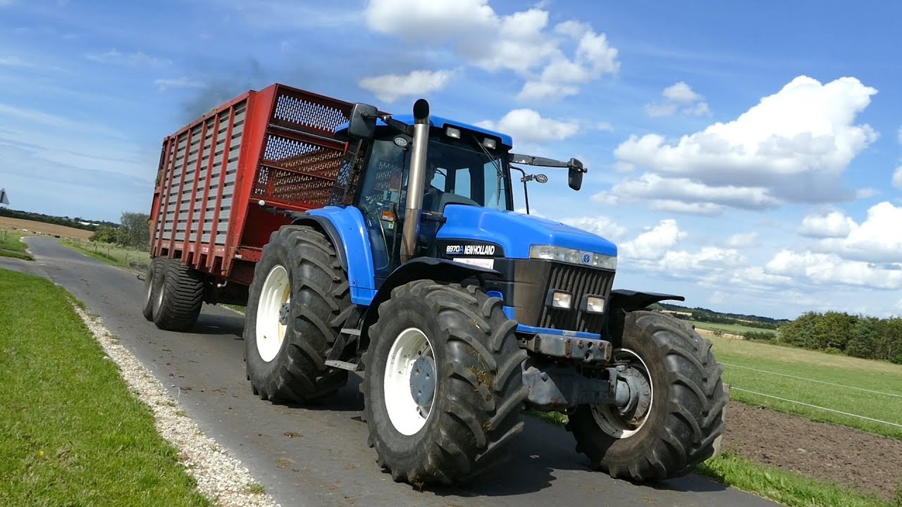 New Holland 8970A & New Holland FX38 & New Holland 8670 | Cutting Silage | Danish Agricultur