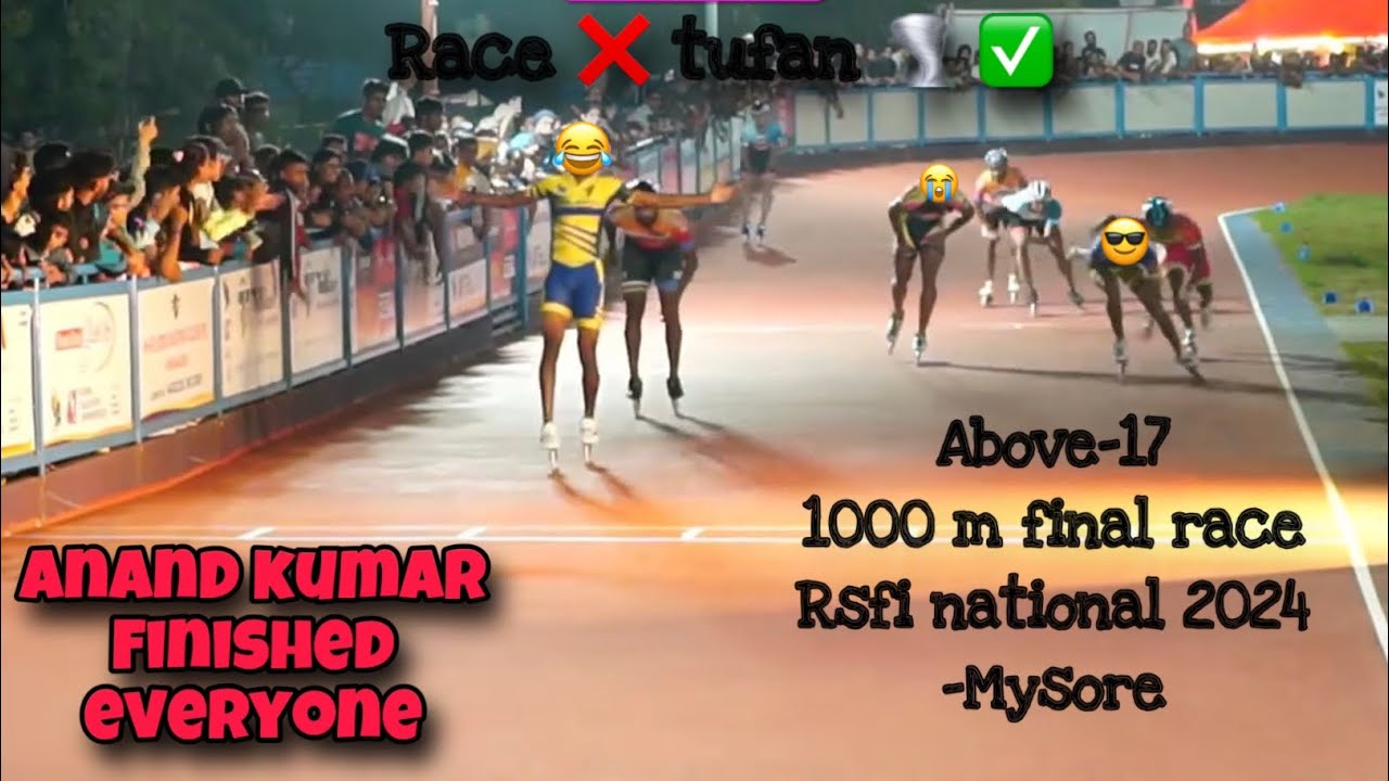 Above-17 || men 1000m Race || inline || RSFI NATIONAL MYSORE-2024 || #speedskating