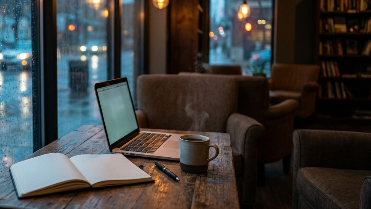 Coffee Shop Focus — Calm Background Music for Concentration