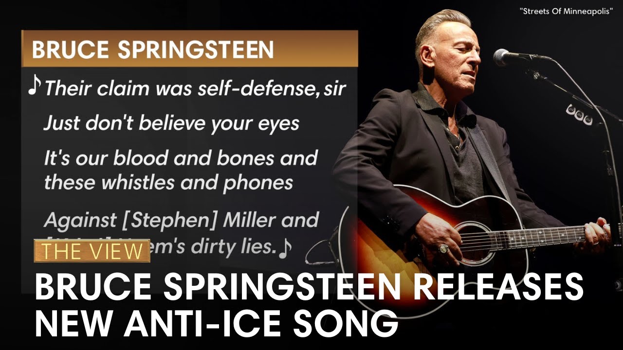 Bruce Springsteen Releases New Anti-ICE Song | The View