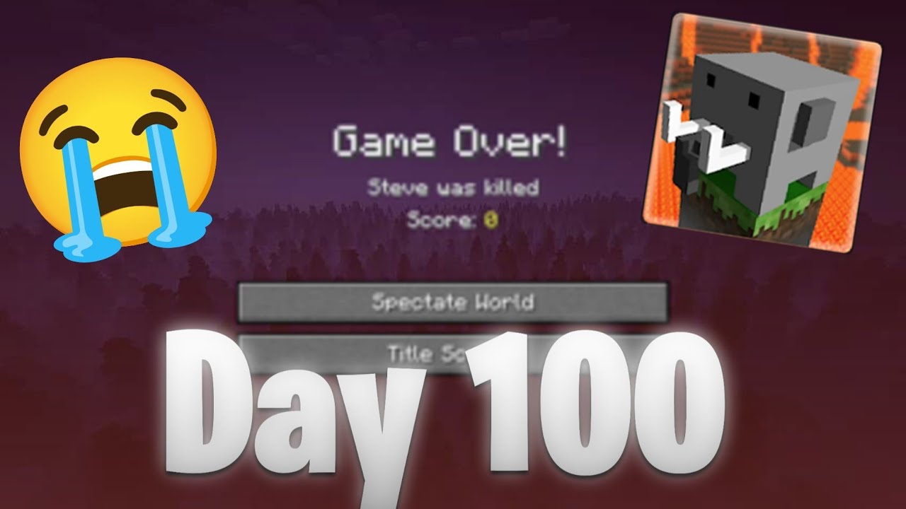 how I got die in craftsman 100 days survival series (end of the series 😭)
