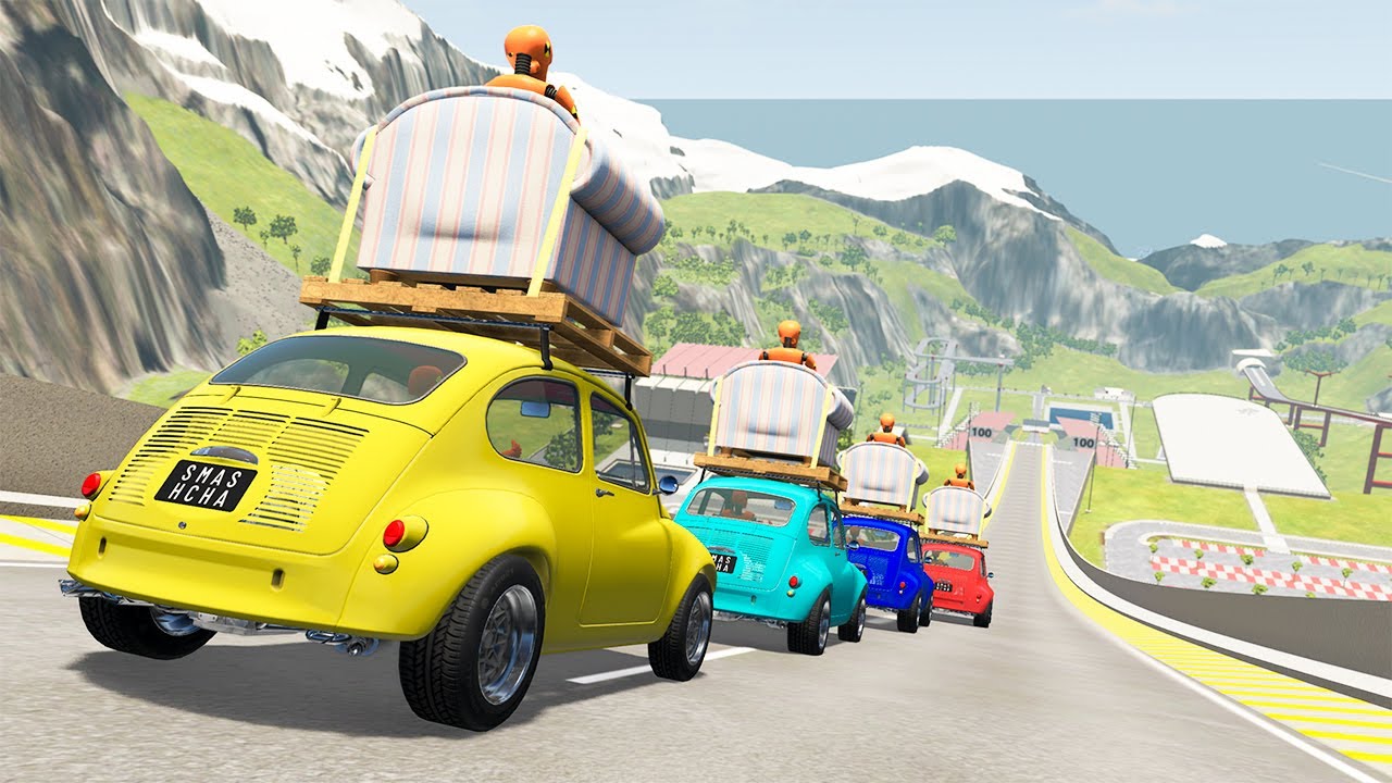 High Speed Jumps #25 - BeamNG DRIVE | SmashChan