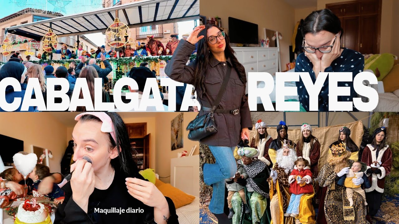 Vlog ✨Penúltimo•CABALGATA de REYES |MAQUILLAJE diario 💄Cumpleaños PAPÁ 👑 Cena con amigos❤️ Yaizavilo