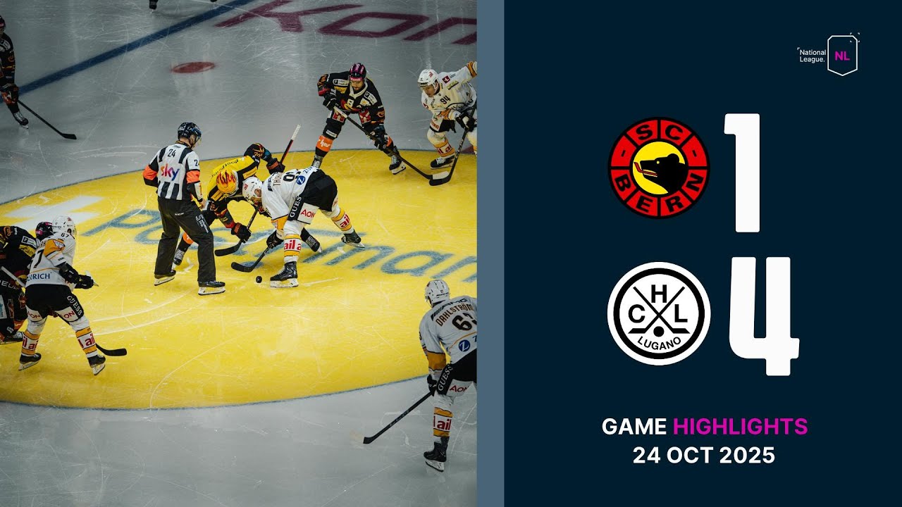 SC Bern vs. HC Lugano - Game Highlights