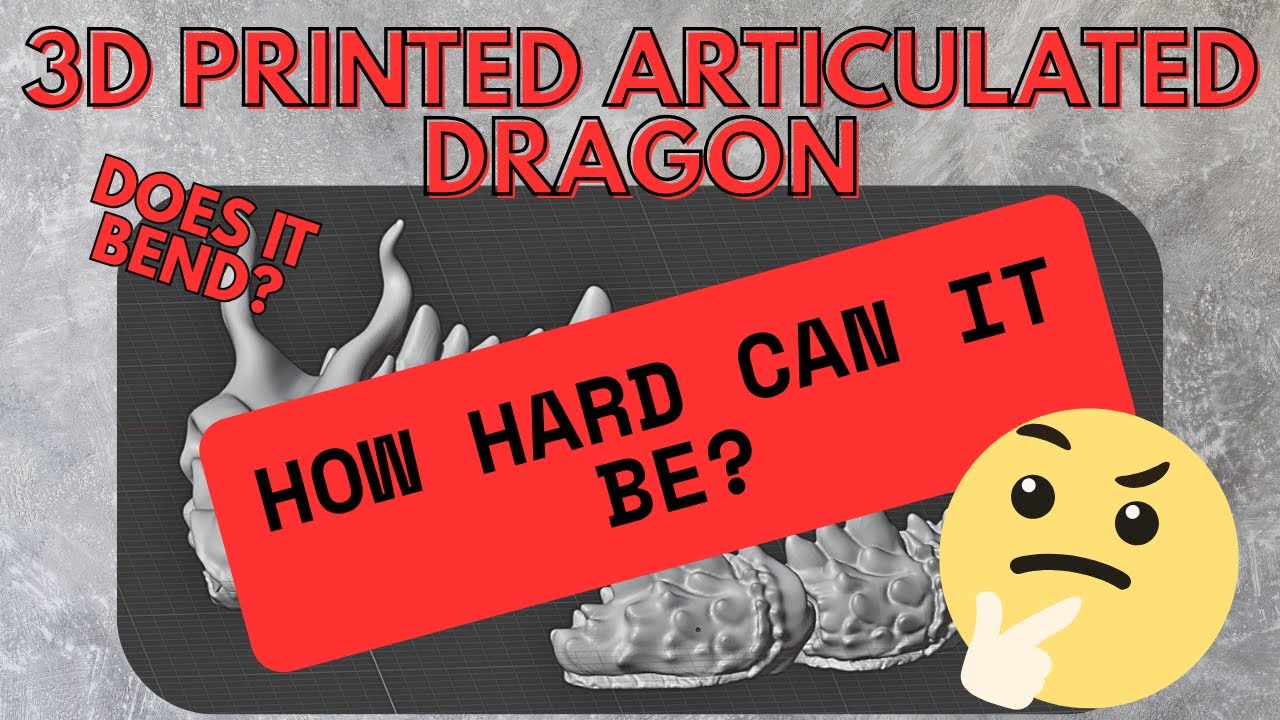 I Tried Modeling an Articulated Dragon in Blender as a Beginner - Can I 3D Print it?