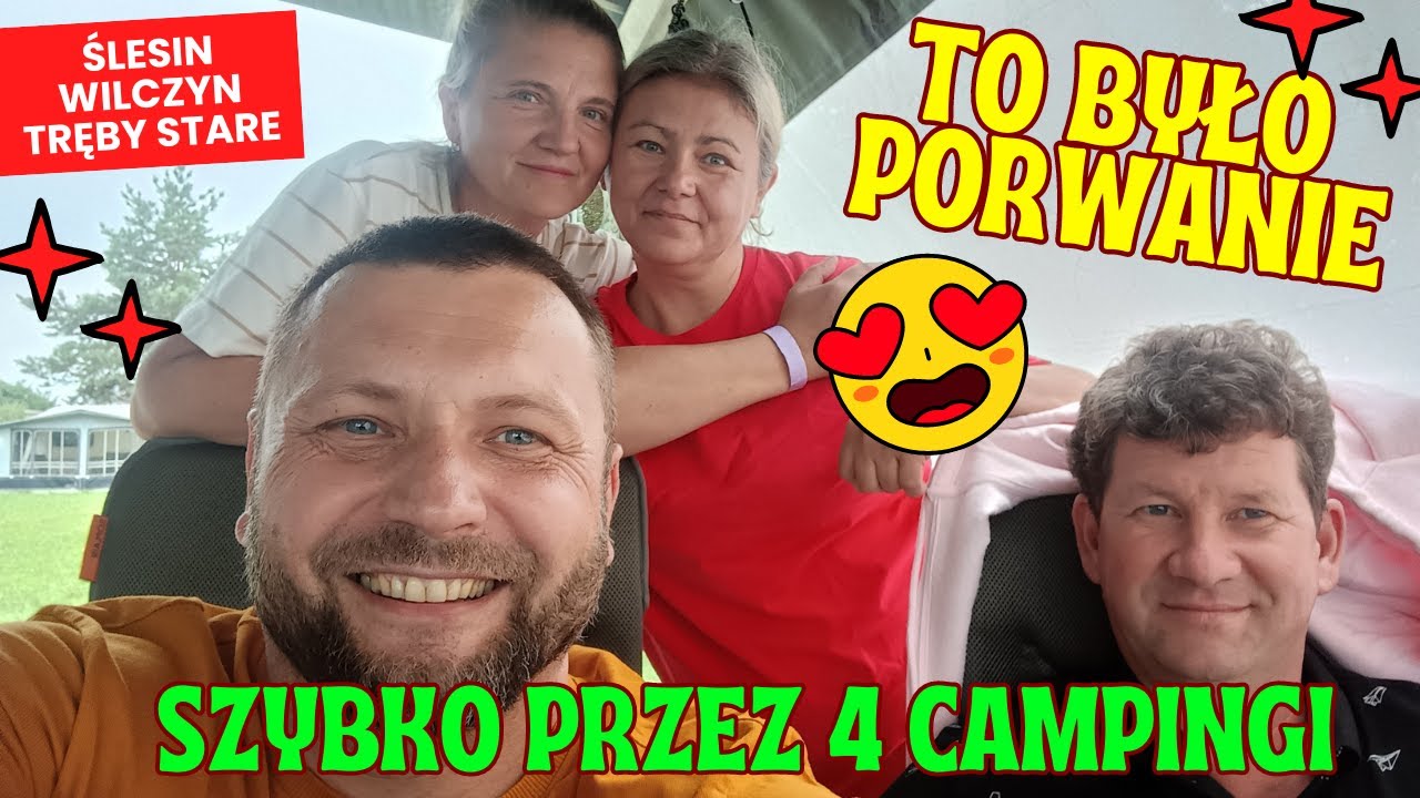 Camping ŚLESIN, OSiR WILCZYN OSiR Tręby Stare (vlog #146) /zolciaki