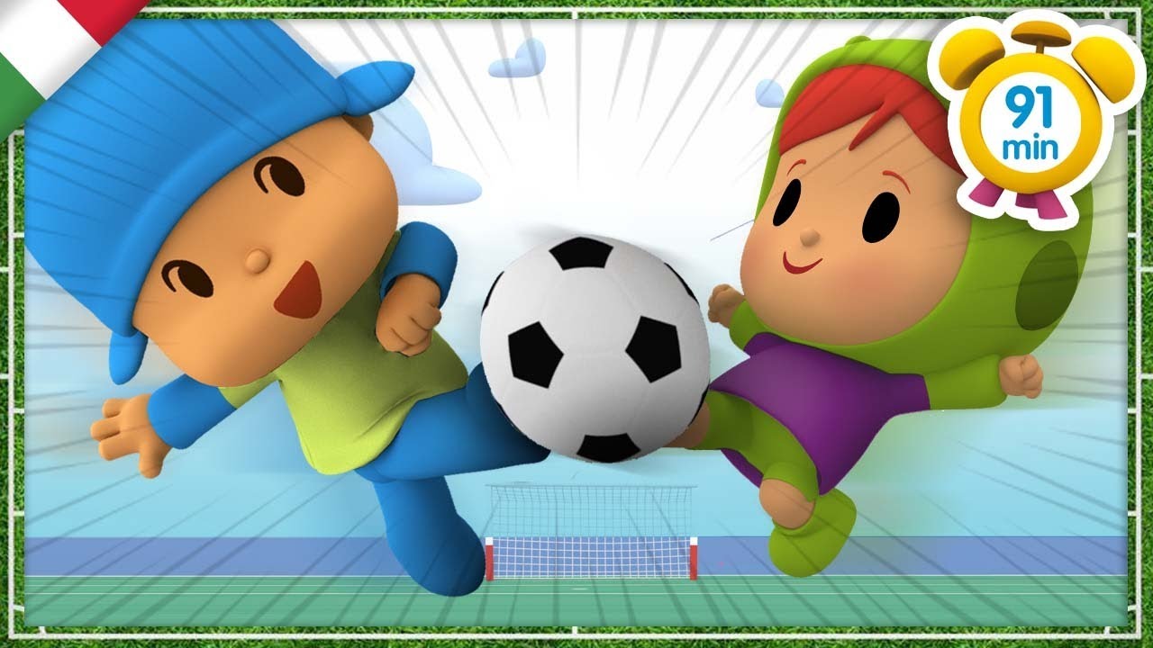 ⚽️ POCOYO ITALIANO- La grande partita di calcio [ 91 min ] | VIDEO e CARTONI ANIMATI per bambini