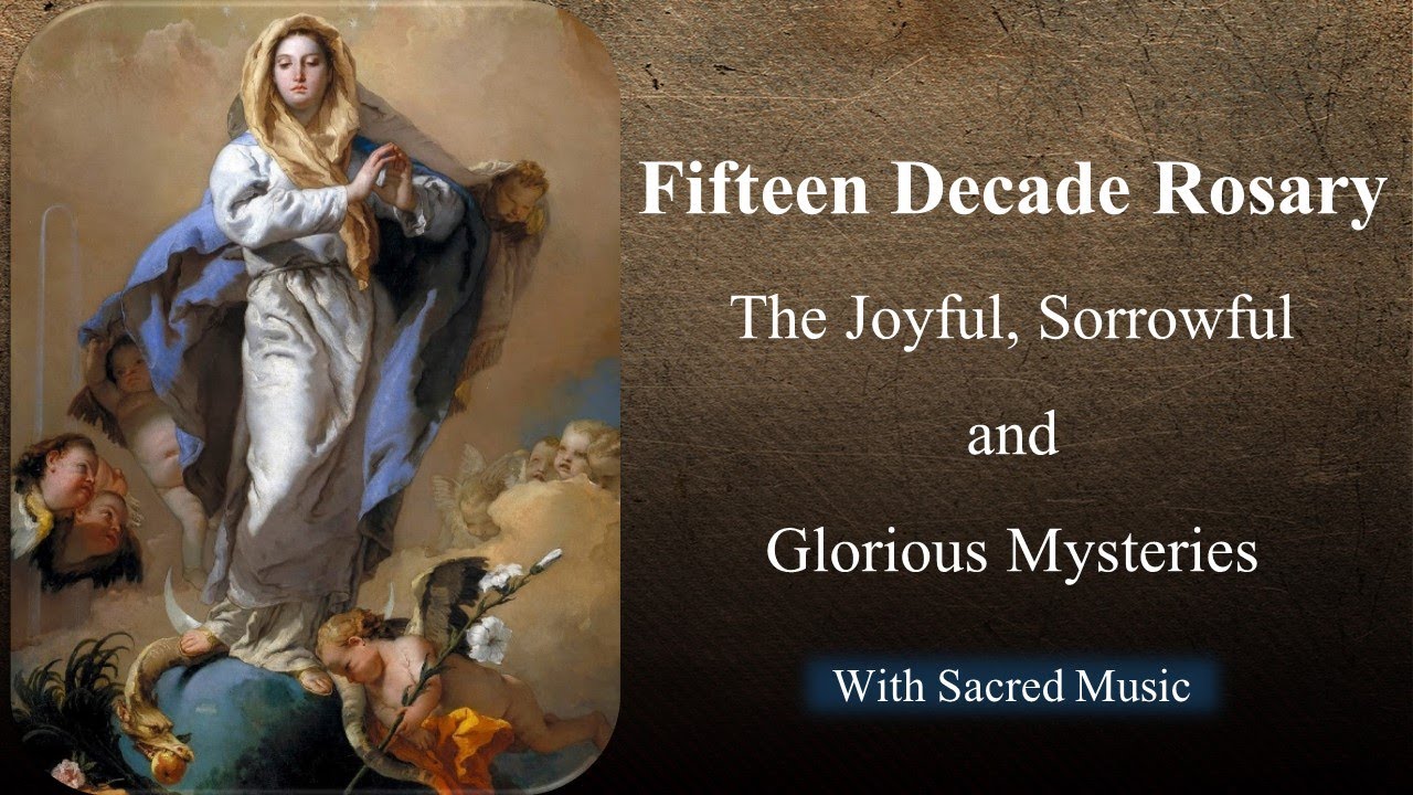 Traditional 15 Decade Rosary with Choir & Piano (non-copyright)