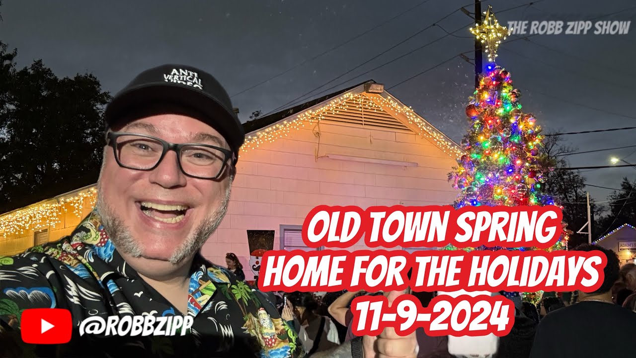 🎄 ROBB ZIPP GOES HOME FOR THE HOLIDAYS IN OLD TOWN SPRING 11-9-2024