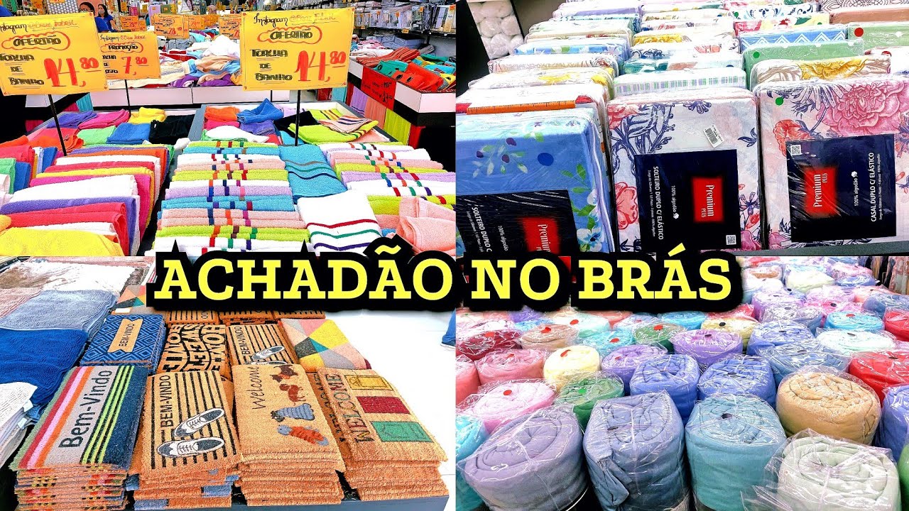 QUE ACHADÃO FOI ESSE NO BRÁS// 😱😱😱 CAMA MESA E BANHO