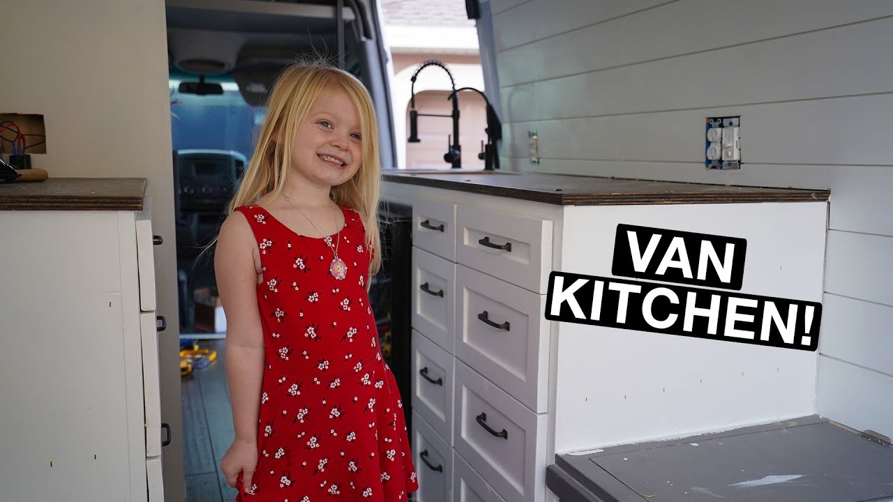 VAN LIFE BUILD: Building Kitchen Cabinets!