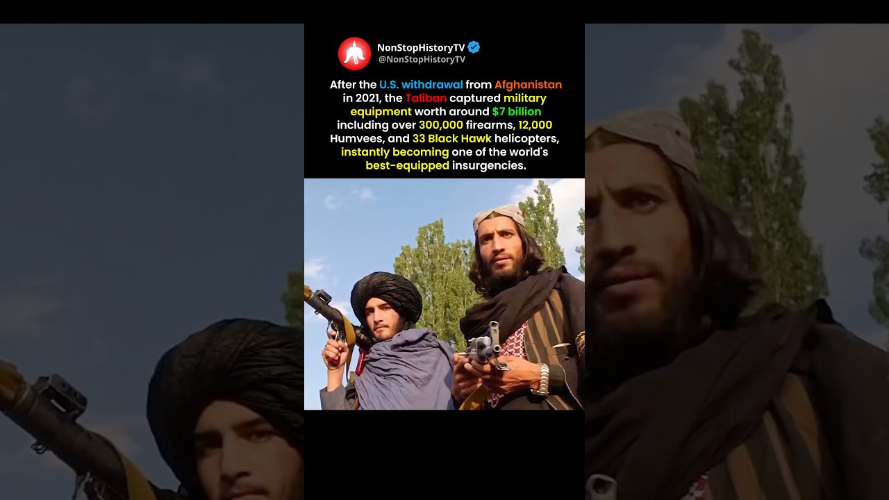 The Taliban Captured $7 Billion In U.S. Military Gear #shorts
