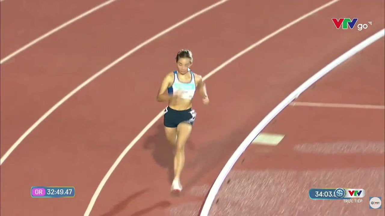 CHUNG KẾT 10 000M NỮ #seagame33  Oanh HCV, Tuyết HCB