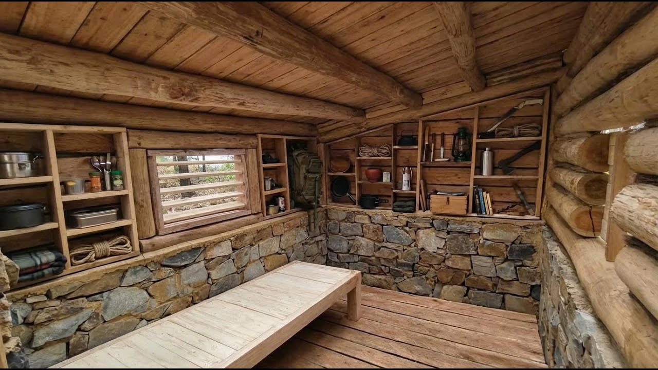 I Built a Smart Home By Myself Using Only Wood and Stone