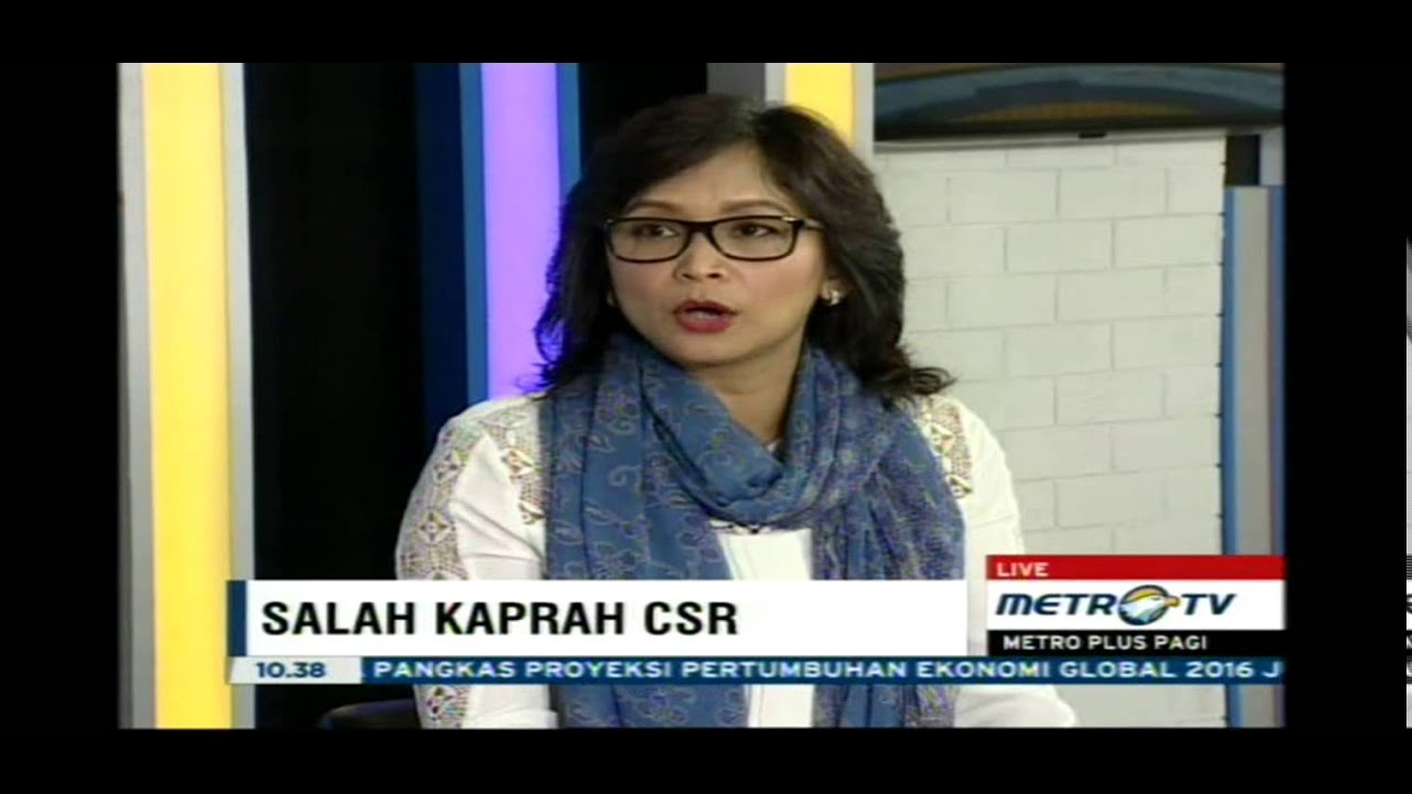 MMCSR Trisakti University: Maria Nindita Radyati on Metro Plus (22 Januari 2016)