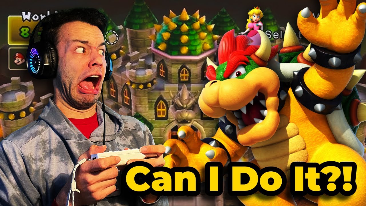 I'm Playing New Super Mario Bros Wii and My FINAL Boss Awaits!