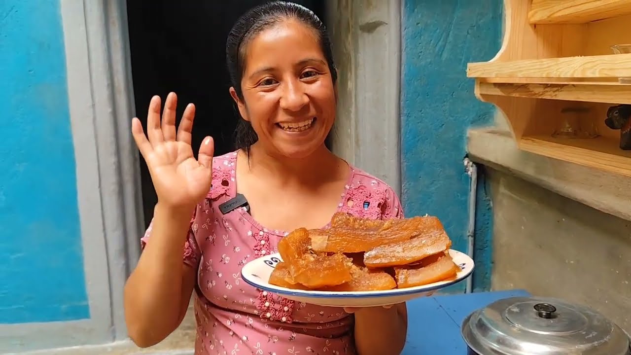 Preparo Dulce CRISTALIZADO de CHILACAYOTA Así Aprovecho Todo Lo Que Me Da El Campo