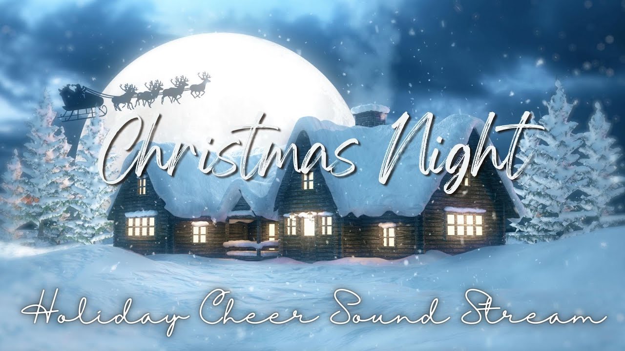 Christmas Night | Relaxing Holiday Cheer ❄️ | Instrumental Music | 10 Hours