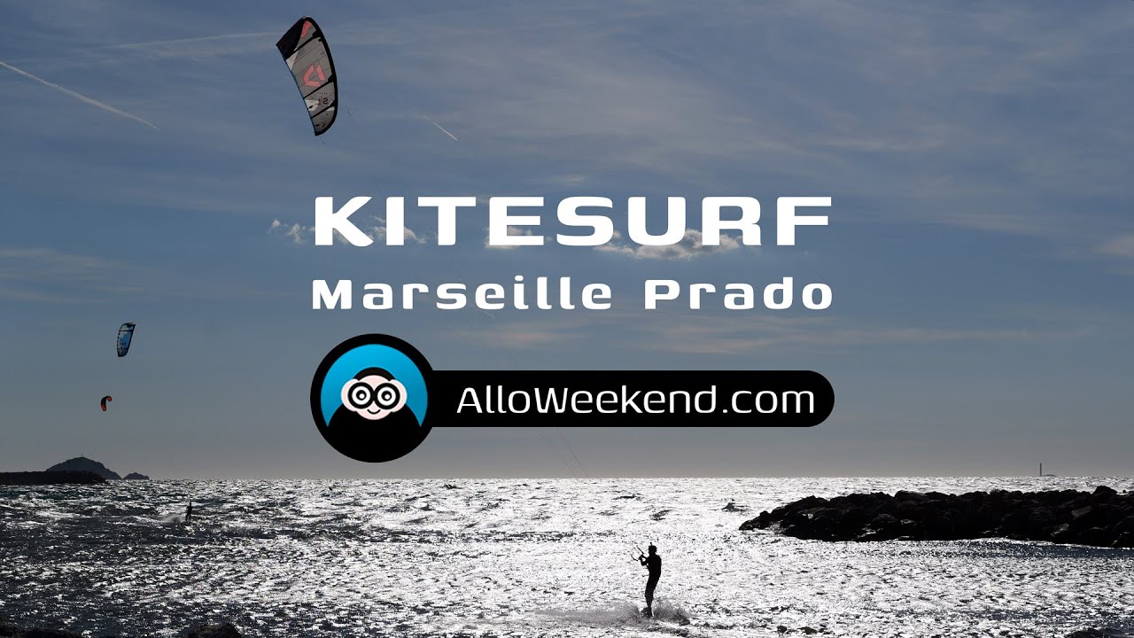 Kitesurf &agrave; Marseille &agrave; la Plage du Prado