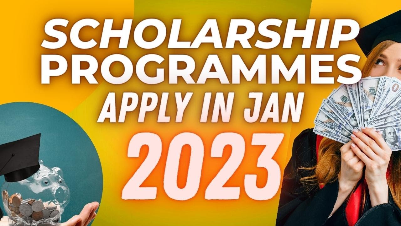 3 Scholarship Programmes to Apply in January 2023 #scholarship #fellowship #education