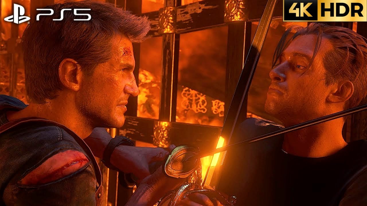 Uncharted 4: Путь вора (PS5) 4K HDR Геймплей Глава 22: Путь вора (Финальный босс)