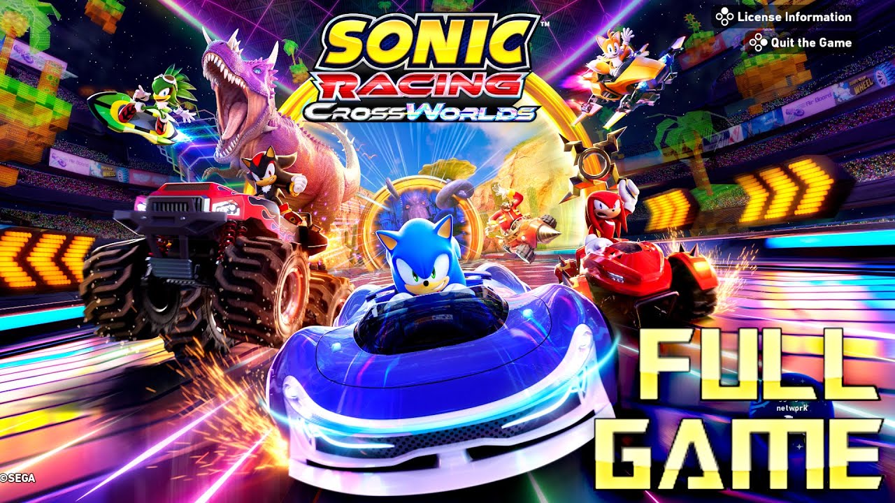 SONIC Racing CrossWorlds | 4K Full Game Walkthrough | No Commentary