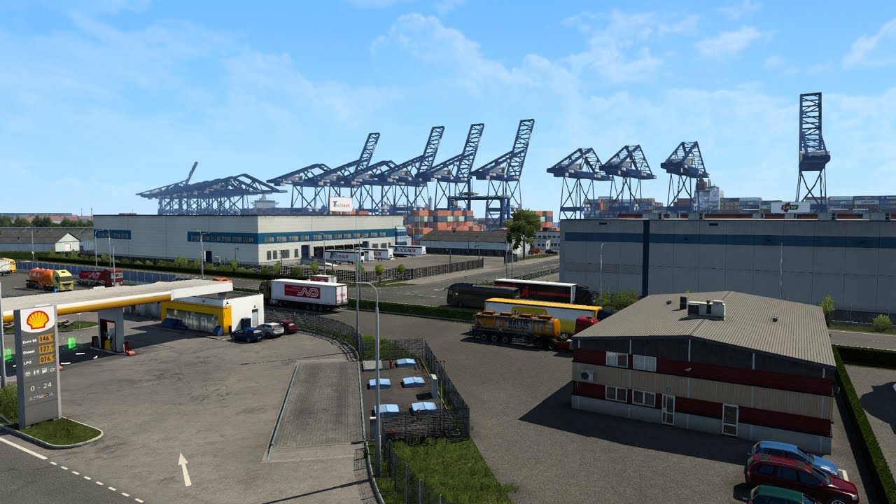 ETS 2 | Promods Map v2.66 | Norwich (GB) - Felixstowe (GB)