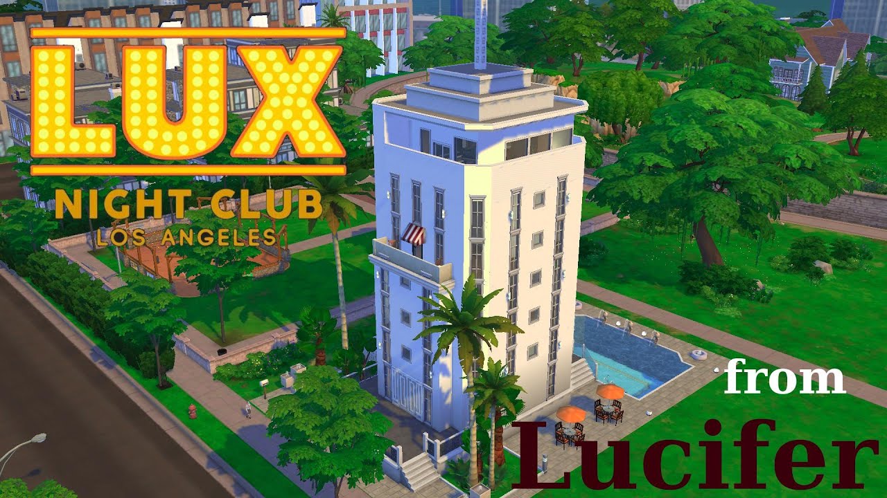 Lux from Lucifer - Sims 4 Speed Build - BASE GAME (Stop Motion | No CC)