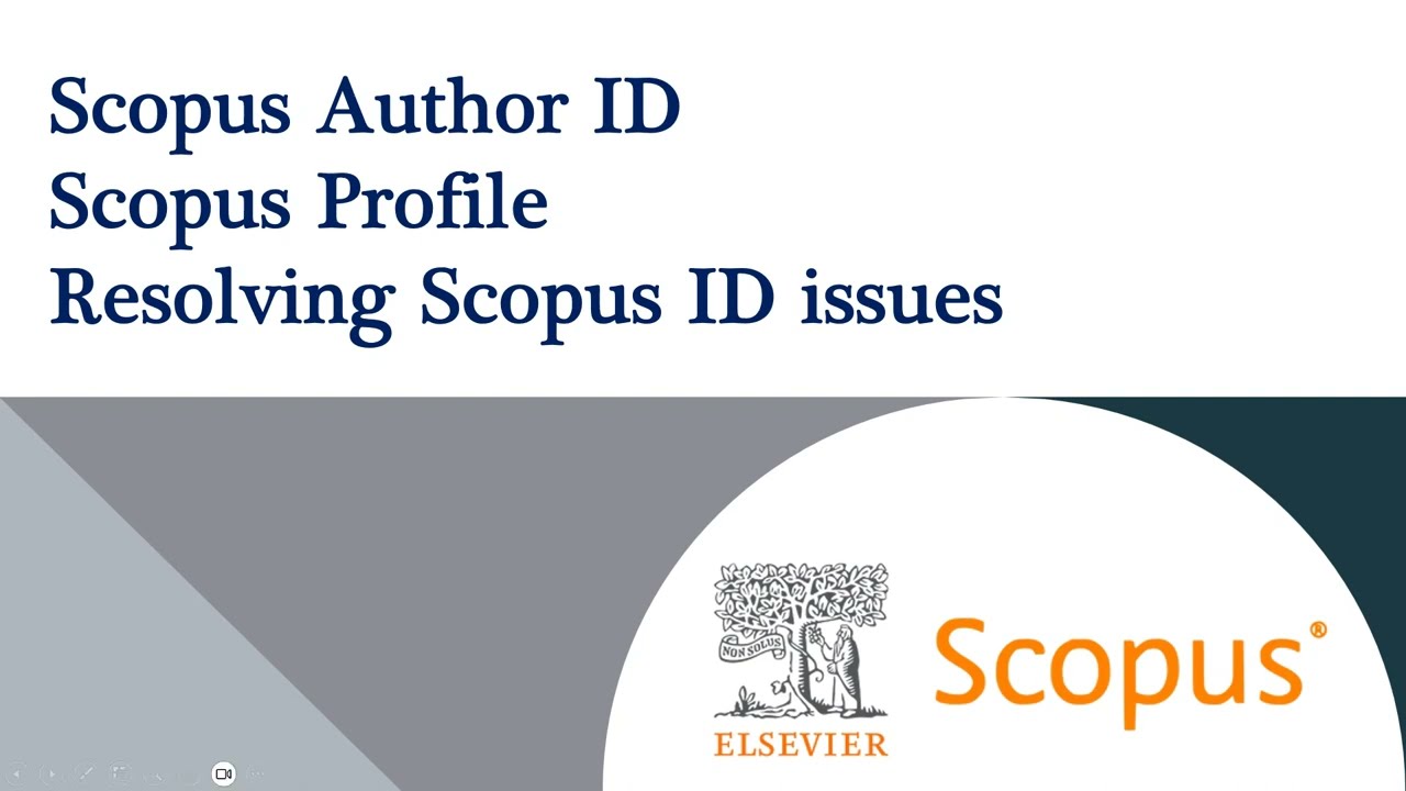What is Scopus? #Scopus Author ID || Scopus Profile || Resolving Scopus ID issues