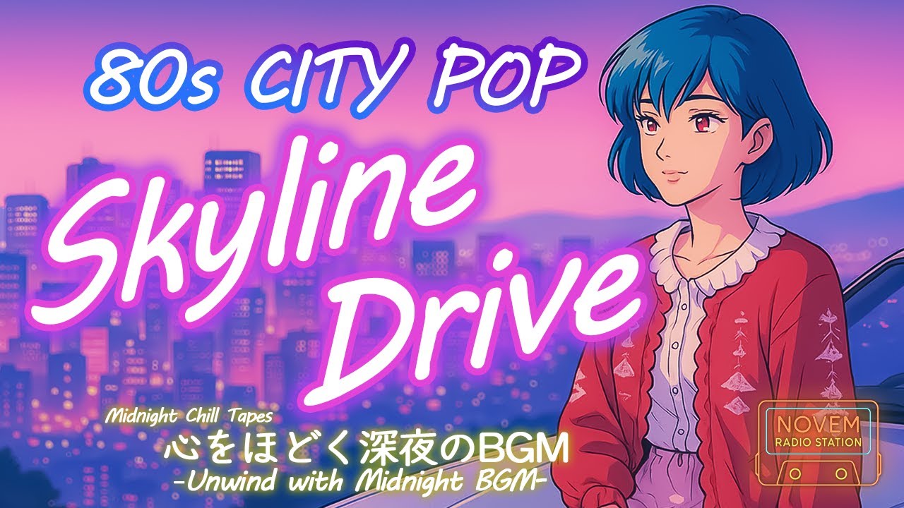 【80s City Pop】スカイライン・ドライブ - Skyline Drive / A Japanese Nostalgic Ballad