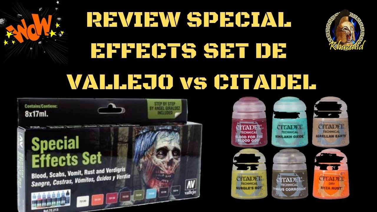 REVIEW👉🔥SPECIAL EFFECTS SET VALLEJO vs CITADEL