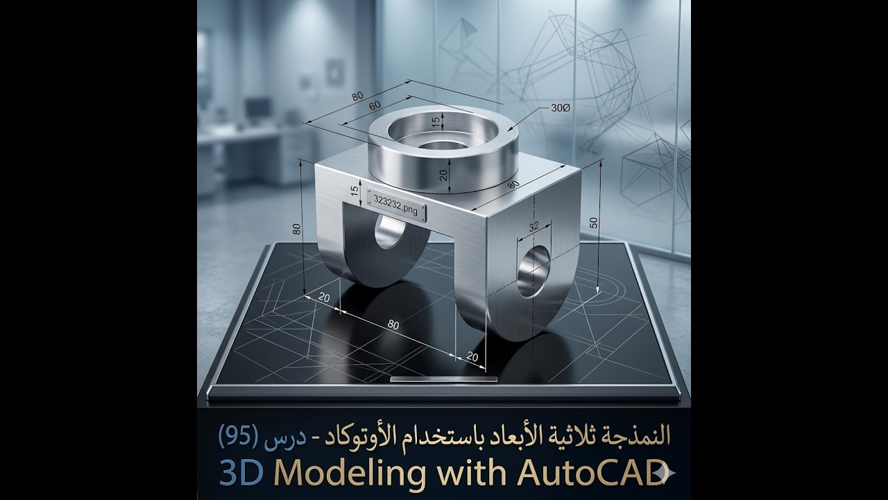 تعلم رسم المجسمات ثلاثية الابعاد بالأتوكاد | Learn 3D Modeling with AutoCAD
