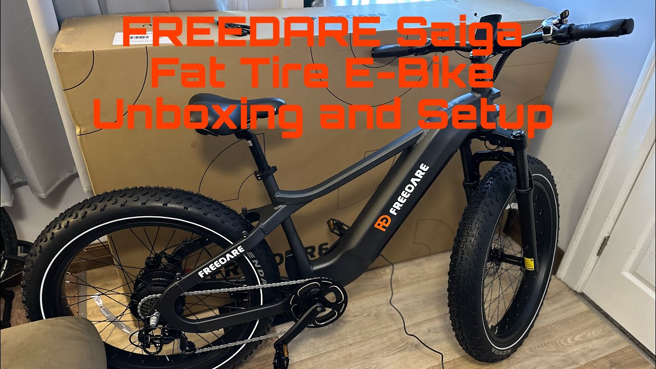 Freedare Saiga Fat Tire e-Bike Unboxing & Setup