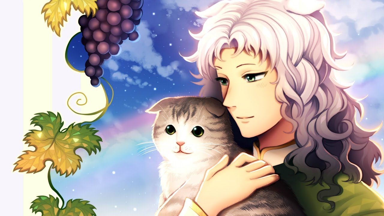 Original character: Michel and the Scottish fold | Digital art speedpaint