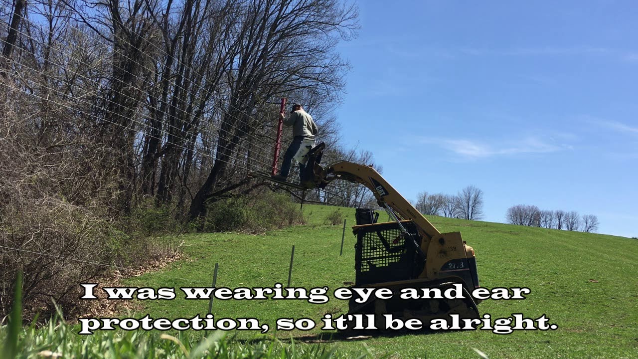 Tips and Tricks....Pulling Tensioned Net Wire Down  Stretching Woven Wire
