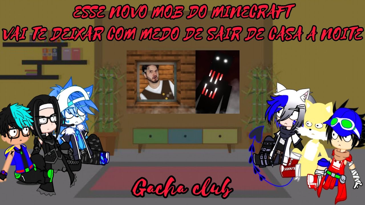 React @Jazzghost ESSE NOVO MOB DO MINECRAFT VAI TE DEIXAR COM MEDO DE SAIR DE CASA A NOITE (GC)