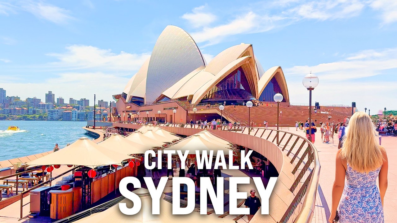 SYDNEY City Walk 2025 🇦🇺 Australia Walking Tours for Big TVs [4K/60fps]