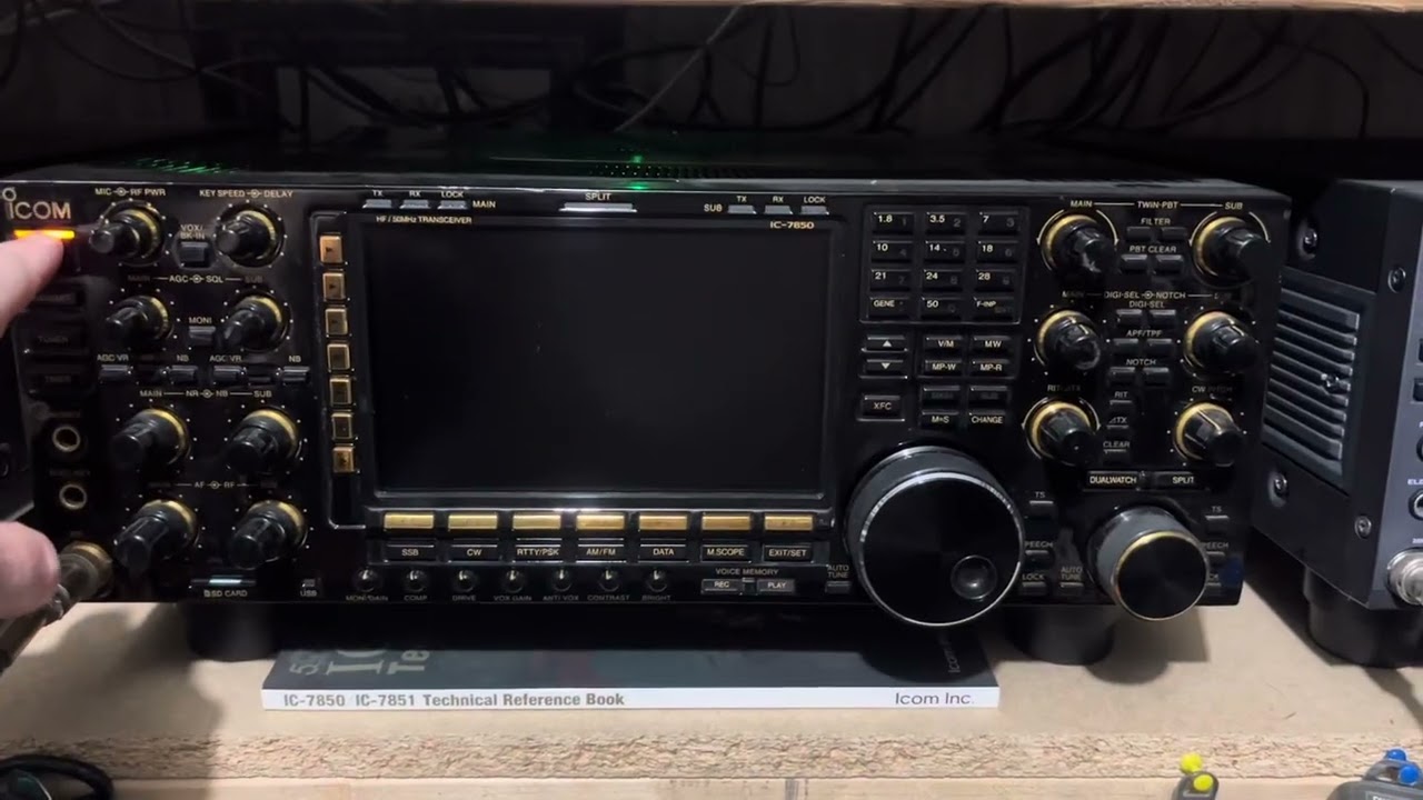 Обновление прошивки Icom IC-7850/51 до последней версии 1.41 от 12.11.25