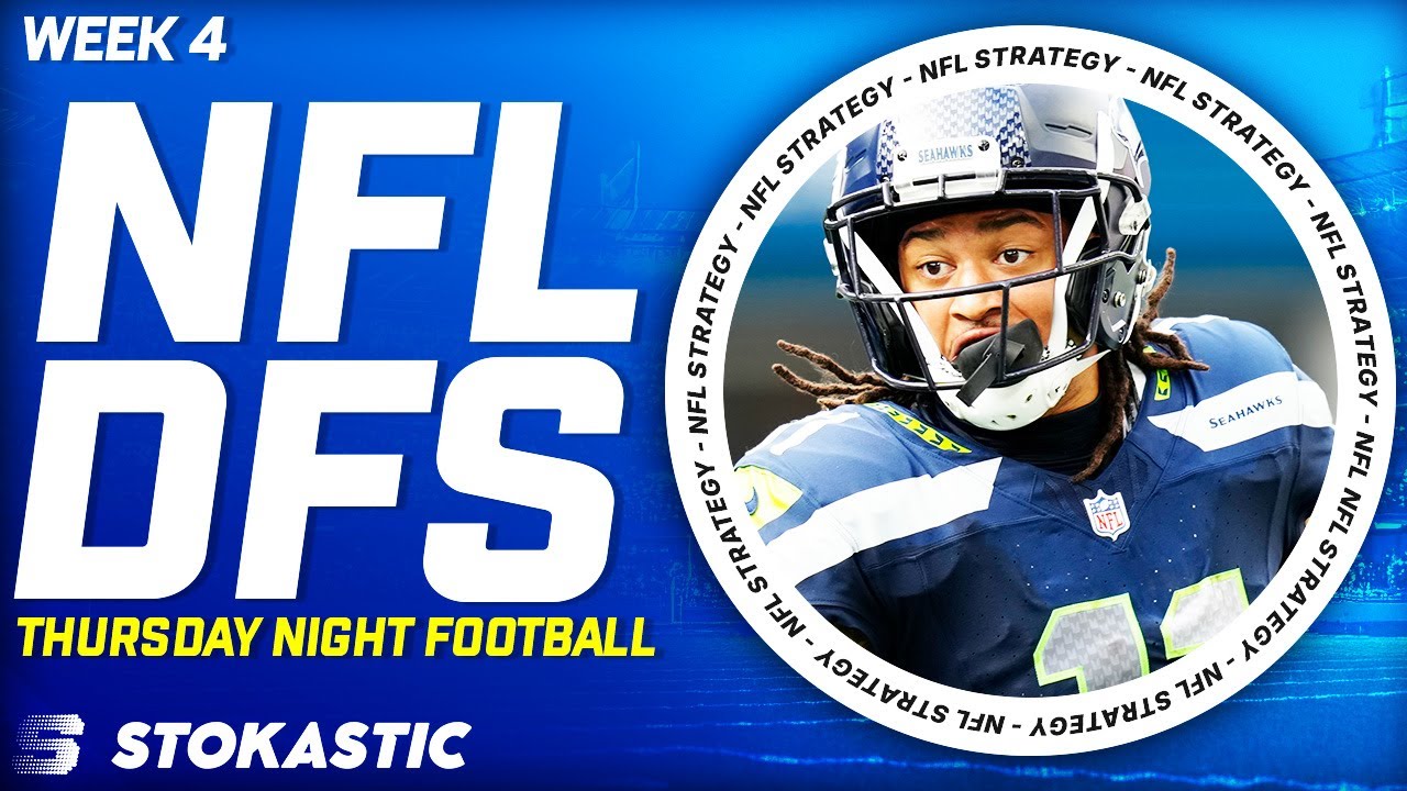 Seahawks vs Cardinals Showdown Strategy TNF Week 4 DFS Picks | NFL DFS Strategy