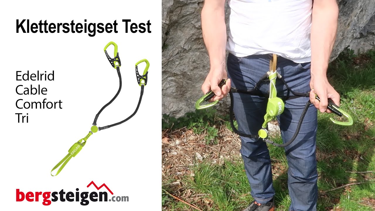 Test Edelrid Cable Comfort Tri Klettersteigset