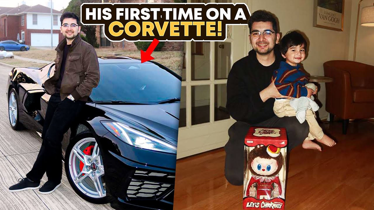 Wali Bhai Kay saat Corvette ride and he Got Aizen a Giant Labubu 😂