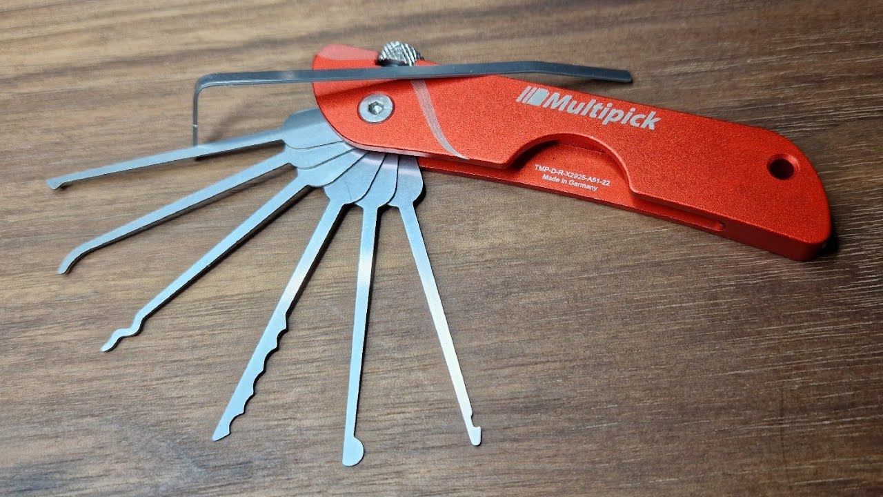 Review: Jackknife Pickset Exclusive Redline Edition + 10 extra tips  #multipick #lockpicks #edc