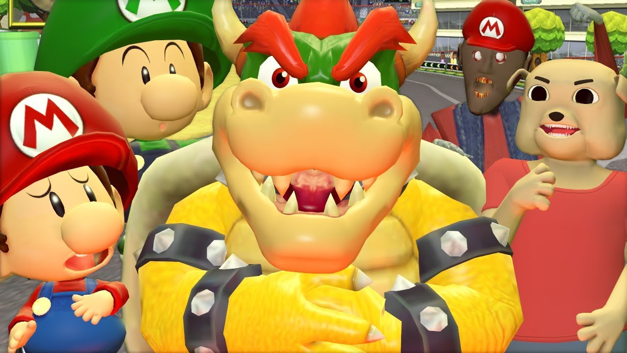 5 GRANNIES 3: MARIO KART (Granny animation)