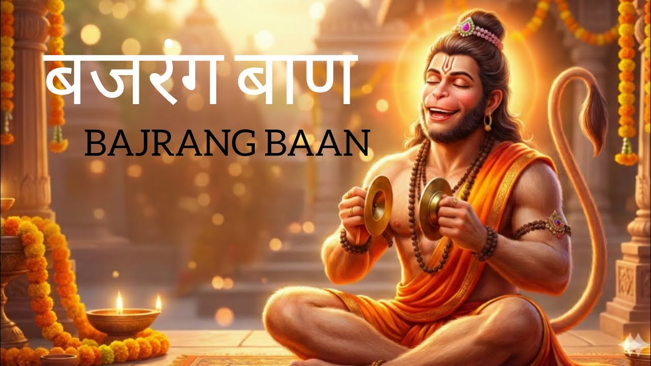 श्री बजरंग बाण पूर्ण पाठ | भय और बाधा नाशक | powerful Hanuman stotra | Bajrang baan |