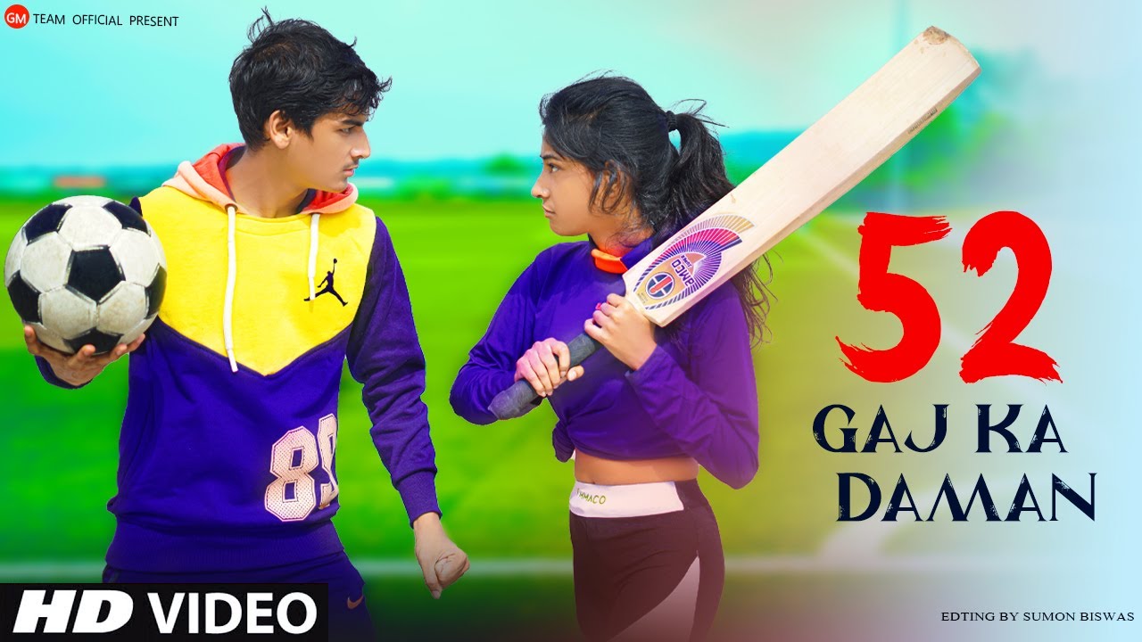 52 GAJ KA DAMAN | Cute School Love Story | Latest Haryanvi Song | Aman Jaji | RENUKA PANWAR GM Adi